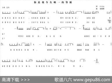 你是我今生唯一的等候 - 张锐锋|张锐锋