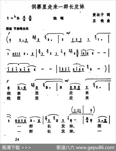侗寨里走来一群长发妹 - 黄淑子|苏铁