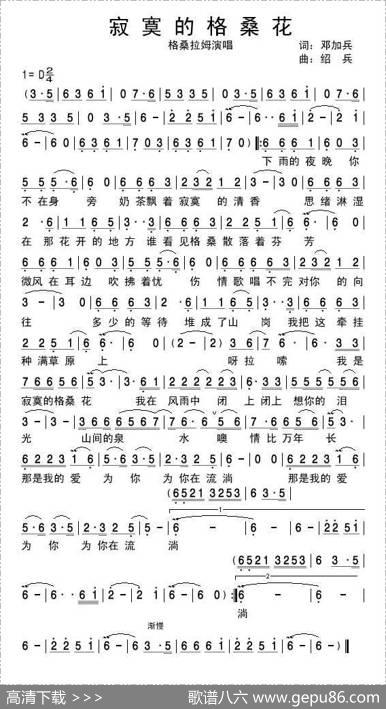 寂寞的格桑花 - 邓加兵|绍兵
