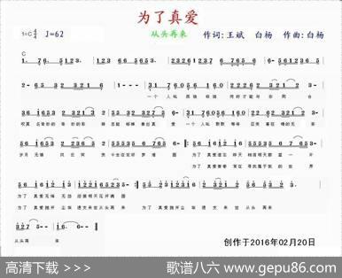 为了真爱 - 王斌白杨|白杨