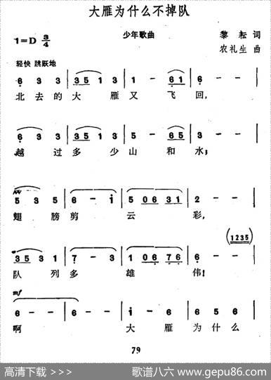大雁为什么不掉队 - 黎耘|农礼生