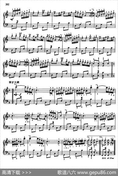 单簧管波尔卡（普罗修斯卡作曲、带指法版）|普罗修斯卡