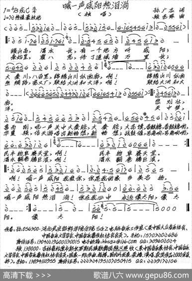 喊一声咸阳热泪淌（孙广志词张艺军曲） - 孙广志|张艺军