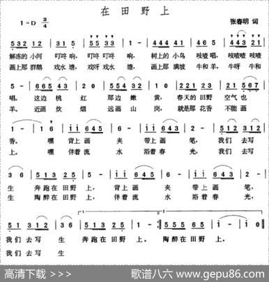 在田野上 - 张春明|张玉晶