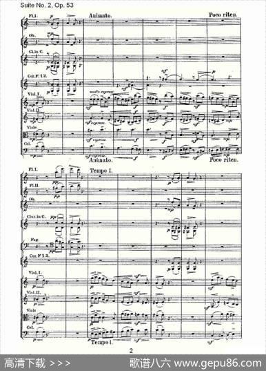 SuiteNo.2,Op.53第二套曲,Op.53第一乐章（一）