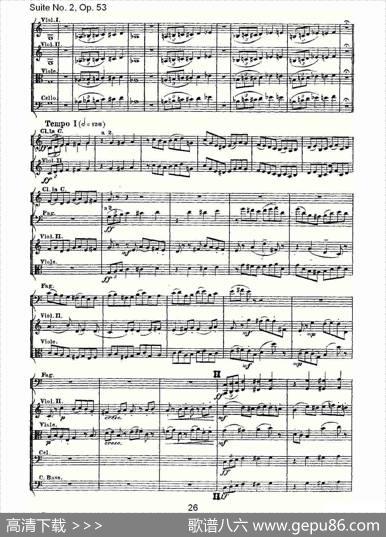 SuiteNo.2,Op.53第二套曲,Op.53第一乐章（一）