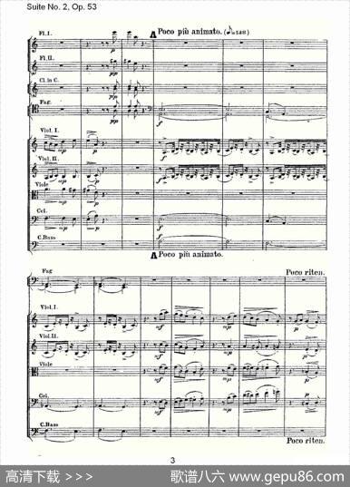 SuiteNo.2,Op.53第二套曲,Op.53第一乐章（一）