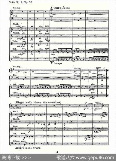 SuiteNo.2,Op.53第二套曲,Op.53第一乐章（一）
