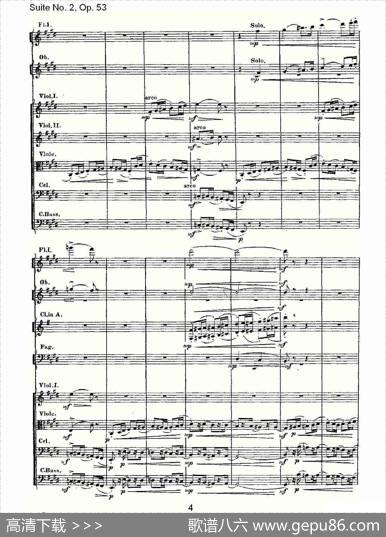 SuiteNo.2,Op.53第二套曲,Op.53第三乐章