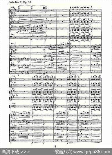 SuiteNo.2,Op.53第二套曲,Op.53第三乐章