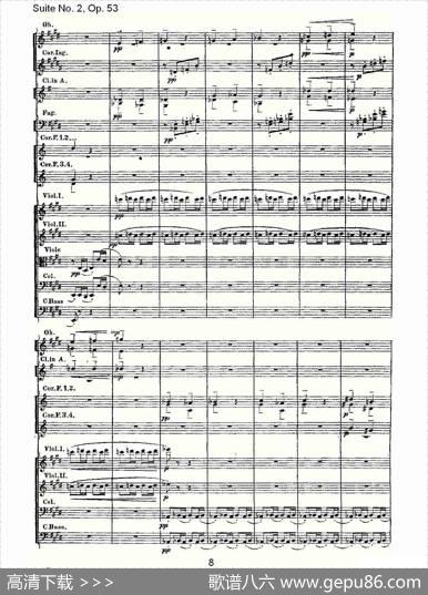 SuiteNo.2,Op.53第二套曲,Op.53第三乐章