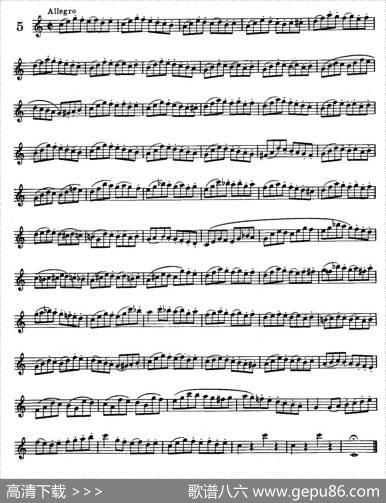 25DailyExercicesforSaxophone（1—8）|H·Klose