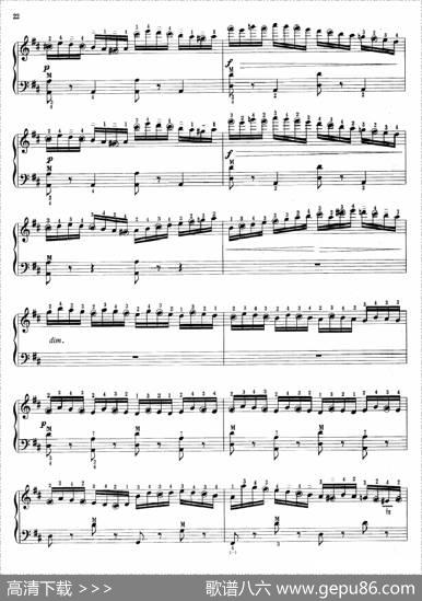 练习曲（Op.740No.3）|车尔尼曲、杨文涛改编