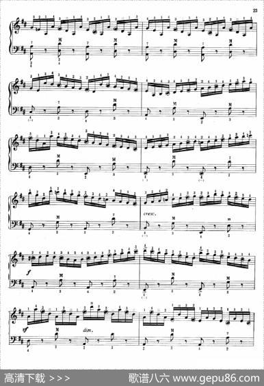 练习曲（Op.740No.3）|车尔尼曲、杨文涛改编