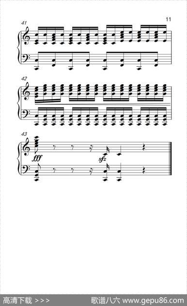 莫什科夫斯基钢琴练习曲（第四首）