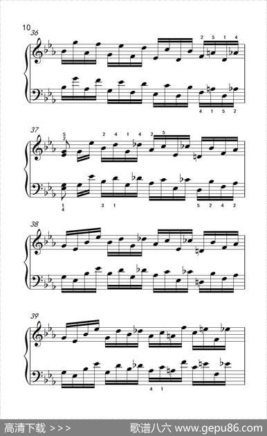 莫什科夫斯基钢琴练习曲（第七首）