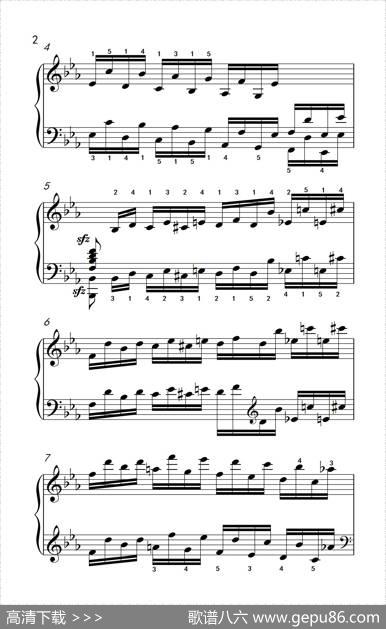 莫什科夫斯基钢琴练习曲（第七首）