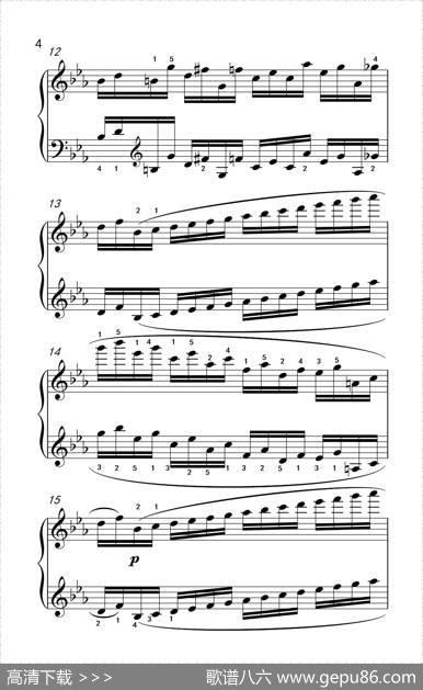 莫什科夫斯基钢琴练习曲（第七首）