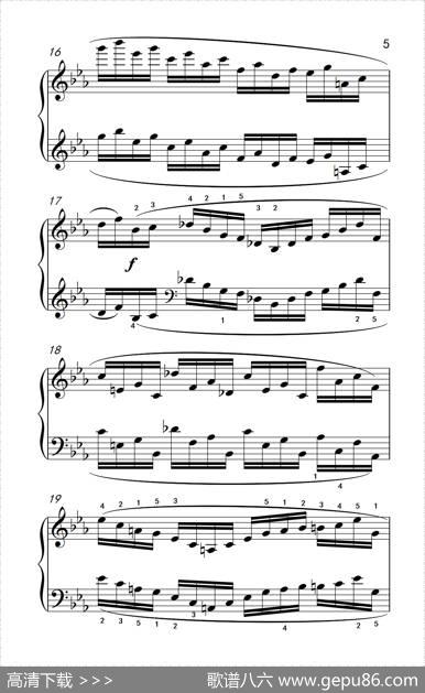 莫什科夫斯基钢琴练习曲（第七首）