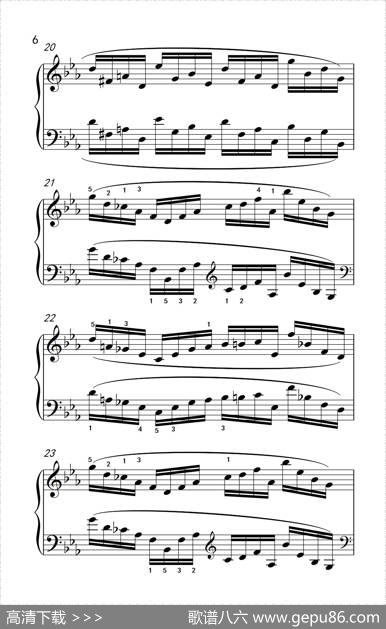 莫什科夫斯基钢琴练习曲（第七首）