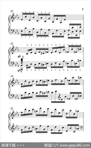 莫什科夫斯基钢琴练习曲（第七首）
