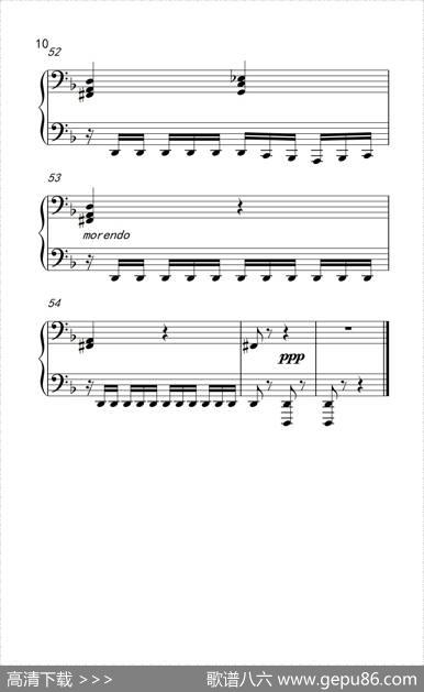 莫什科夫斯基钢琴练习曲（第九首）