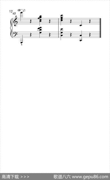 莫什科夫斯基钢琴练习曲（第十首）