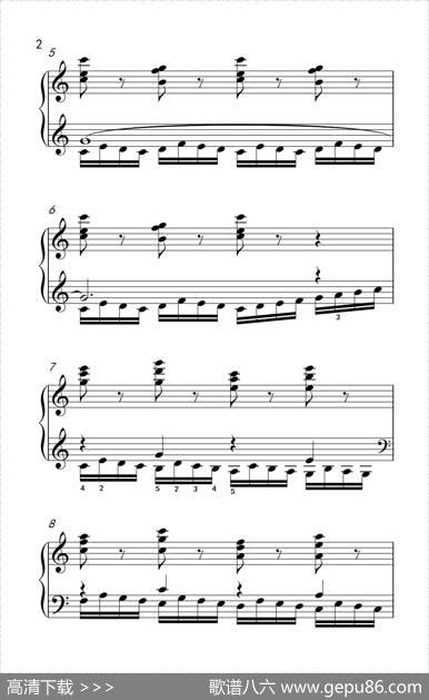 莫什科夫斯基钢琴练习曲（第十首）
