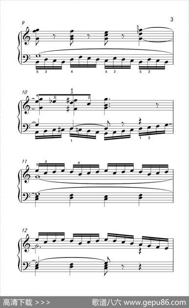 莫什科夫斯基钢琴练习曲（第十首）