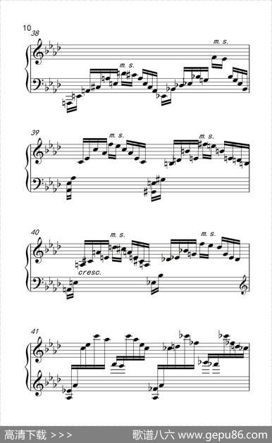 莫什科夫斯基钢琴练习曲（第十一首）