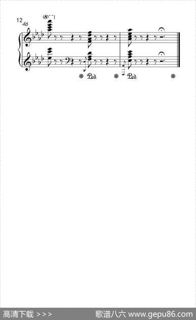 莫什科夫斯基钢琴练习曲（第十一首）