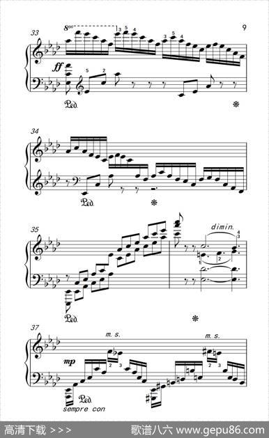 莫什科夫斯基钢琴练习曲（第十一首）