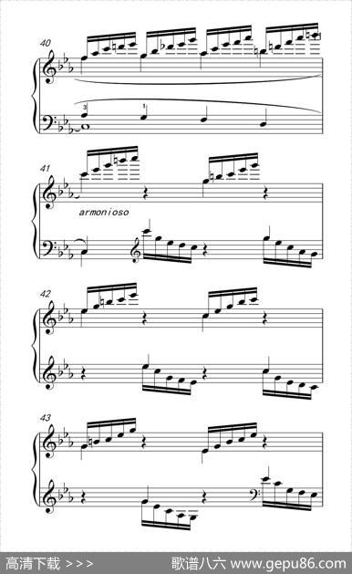 莫什科夫斯基钢琴练习曲（第十四首）