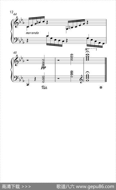 莫什科夫斯基钢琴练习曲（第十四首）