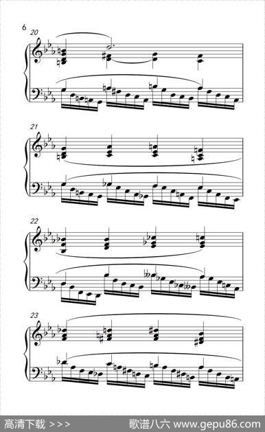 莫什科夫斯基钢琴练习曲（第十四首）