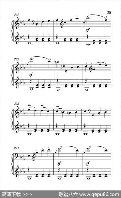 第八钢琴奏鸣曲（悲怆）极慢的慢板序奏转辉煌的快板
