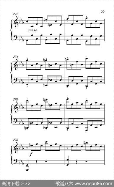 第八钢琴奏鸣曲（悲怆）极慢的慢板序奏转辉煌的快板