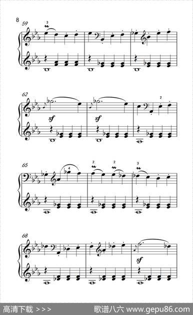 第八钢琴奏鸣曲（悲怆）极慢的慢板序奏转辉煌的快板