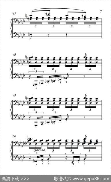 第八钢琴奏鸣曲（悲怆）如歌的慢板
