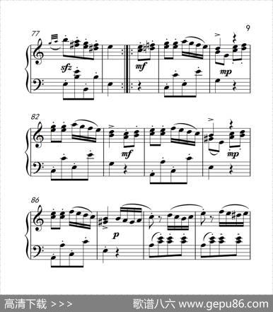 A大调钢琴奏鸣曲（土耳其风格的回旋曲）|莫扎特