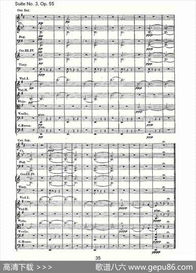 SuiteNo.3,Op.55第三套曲,Op.55第二乐章