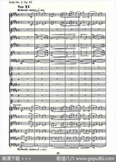 SuiteNo.3,Op.55第三套曲,Op.55第四乐章第一部（二）