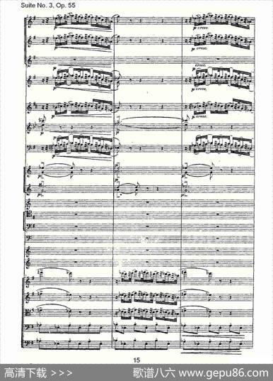 SuiteNo.3,Op.55第三套曲,Op.55第四乐章第二部（一）