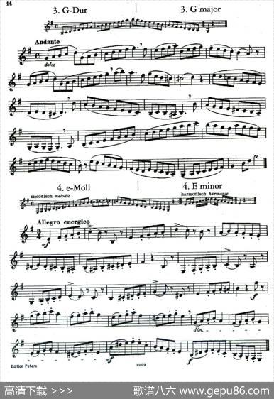 DEMNITZ（单簧管练习曲）