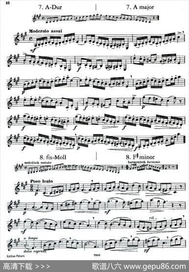 DEMNITZ（单簧管练习曲）