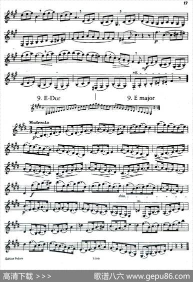 DEMNITZ（单簧管练习曲）