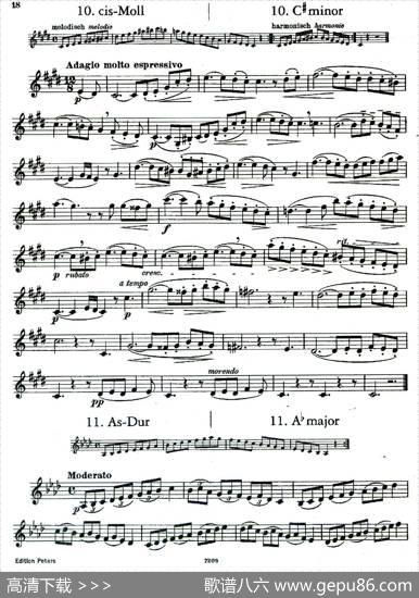 DEMNITZ（单簧管练习曲）