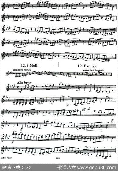 DEMNITZ（单簧管练习曲）