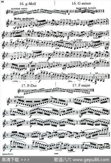 DEMNITZ（单簧管练习曲）