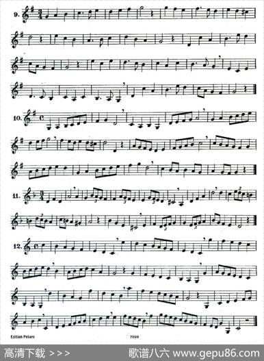 DEMNITZ（单簧管练习曲）